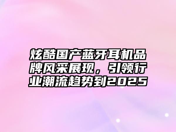 炫酷國(guó)產(chǎn)藍(lán)牙耳機(jī)品牌風(fēng)采展現(xiàn)，引領(lǐng)行業(yè)潮流趨勢(shì)到2025